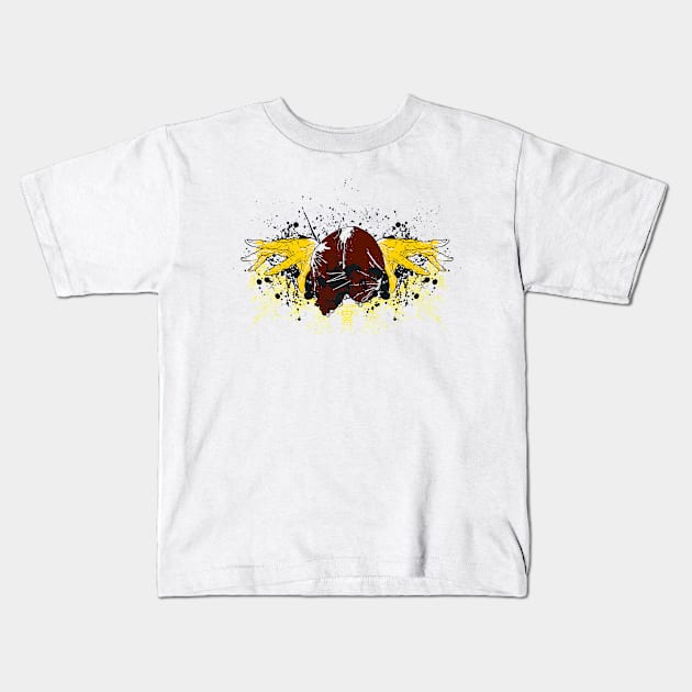 Puppets Skulls Kids T-Shirt by viSionDesign